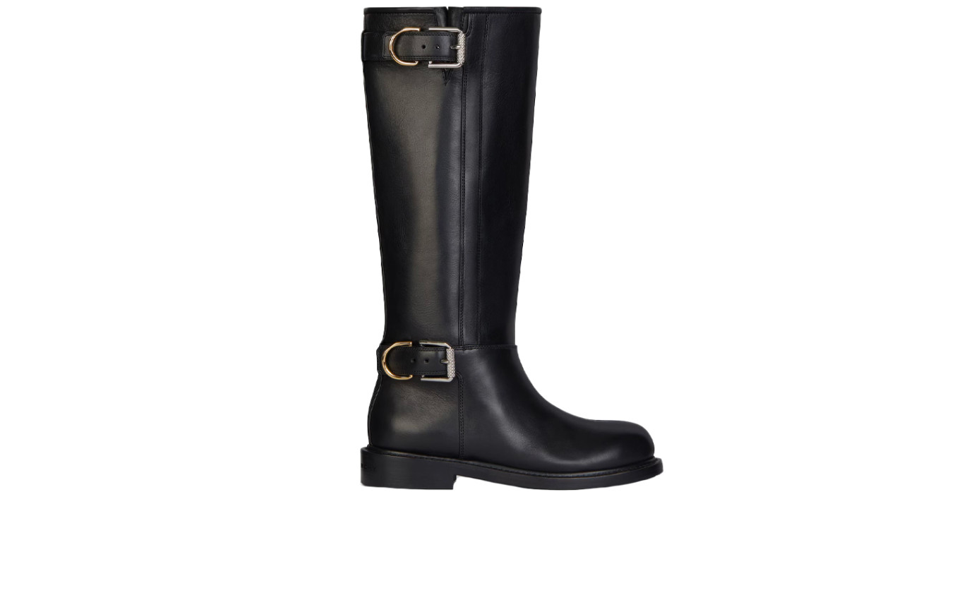 Visuel 1 : Collection Givenchy Bordeaux | Botte Chelsea Voyou en cuir noir | Chaussures de Luxe Parenthese Bordeaux