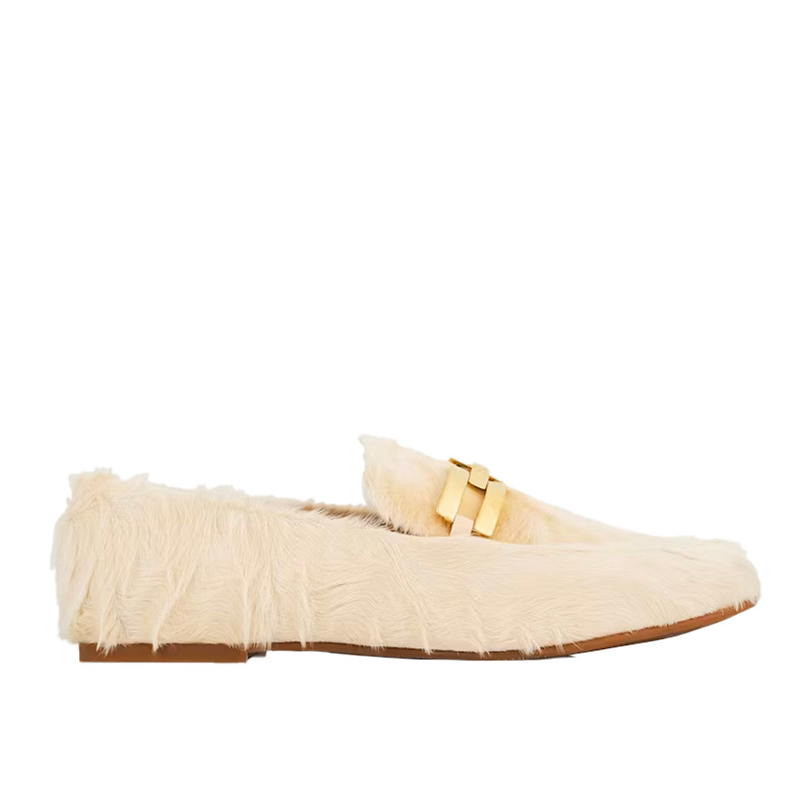 Visuel 1 : Collection Aquazzura Bordeaux | Mocassin Furry Brandi | Boutique de chaussures de Luxe Parenthese