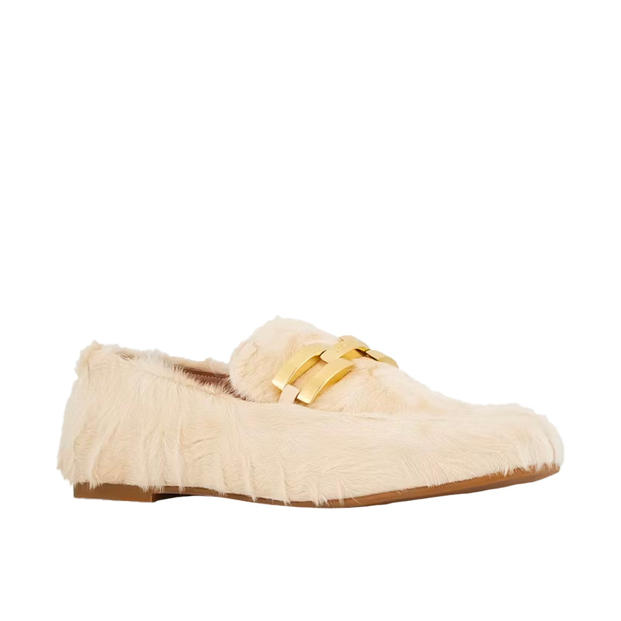 Visuel 2 : Collection Aquazzura Bordeaux | Mocassin Furry Brandi | Boutique de chaussures de Luxe Parenthese