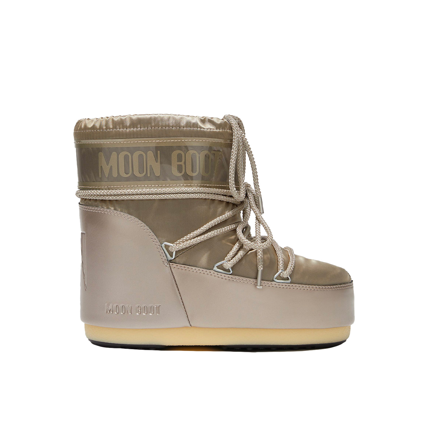 Visuel 1 : Moon Boot| Moon boot basse glance platine| Boutique de luxe Parenthese