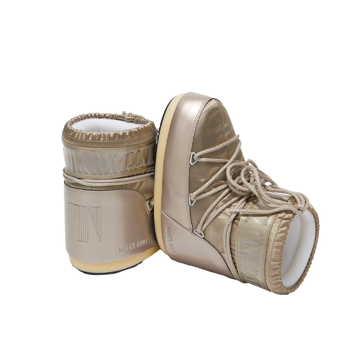 Visuel 3 : Moon Boot| Moon boot basse glance platine| Boutique de luxe Parenthese