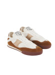 Visuel 2 : Collection Chloé Bordeaux | Sneaker basse kick en cuir camel| Boutique de Chaussures de luxe Parenthese Bordeaux