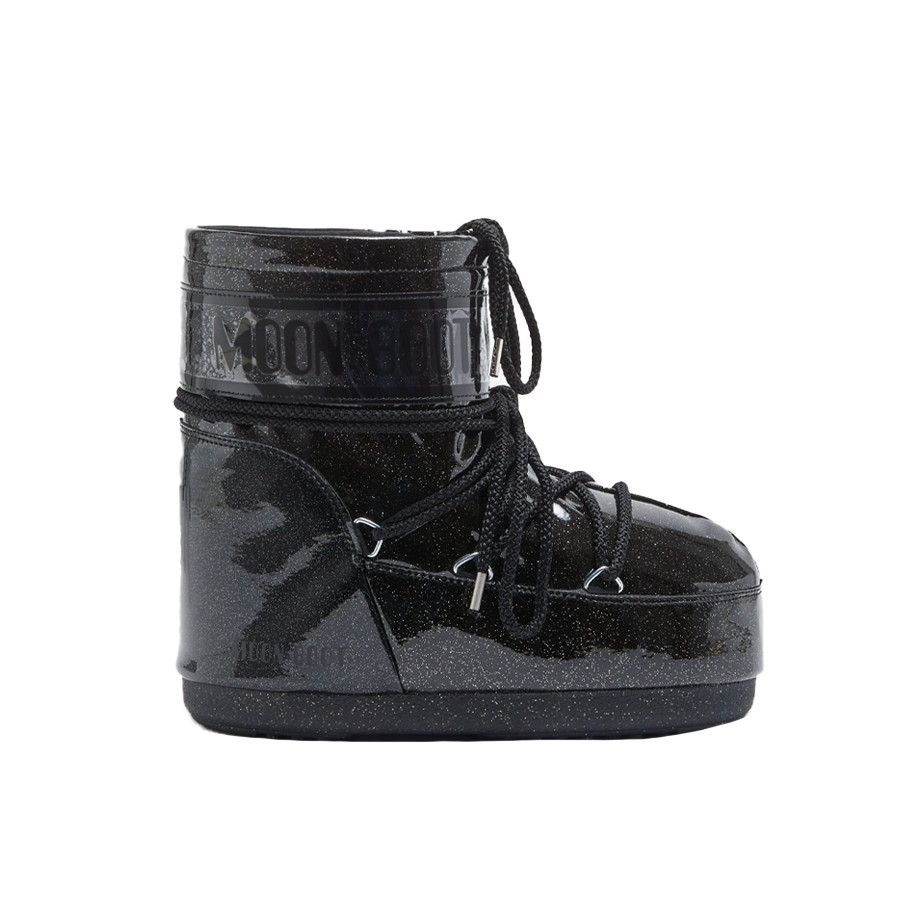 Visuel 1 : Moon Boot| Moon boot pailletées noir basse| Boutique de luxe Parenthese