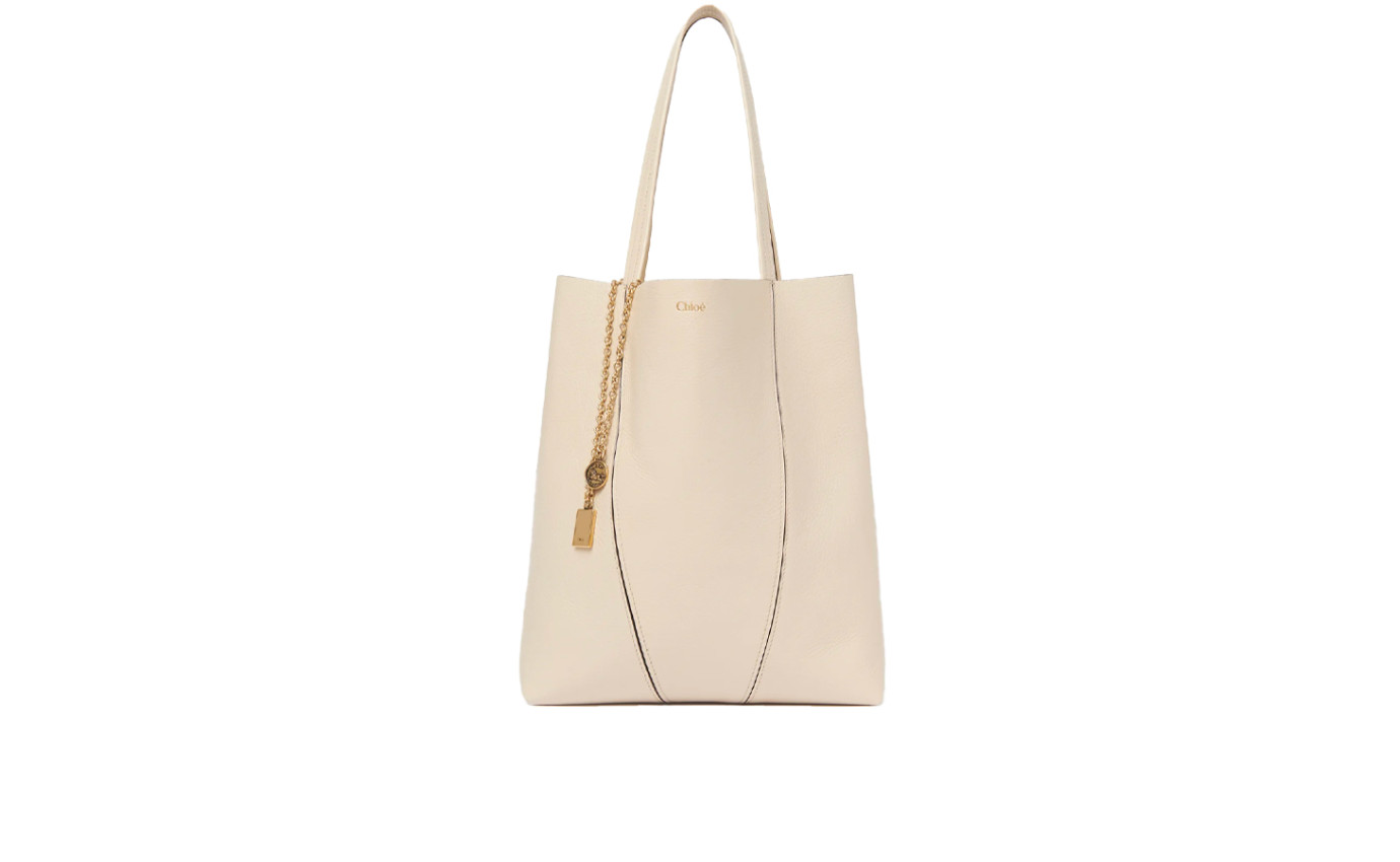 Visuel 1 : Collection Chloé Bordeaux | Sac Cabas Spin en cuir sweet beige| Sacs de Luxe Parenthese Bordeaux