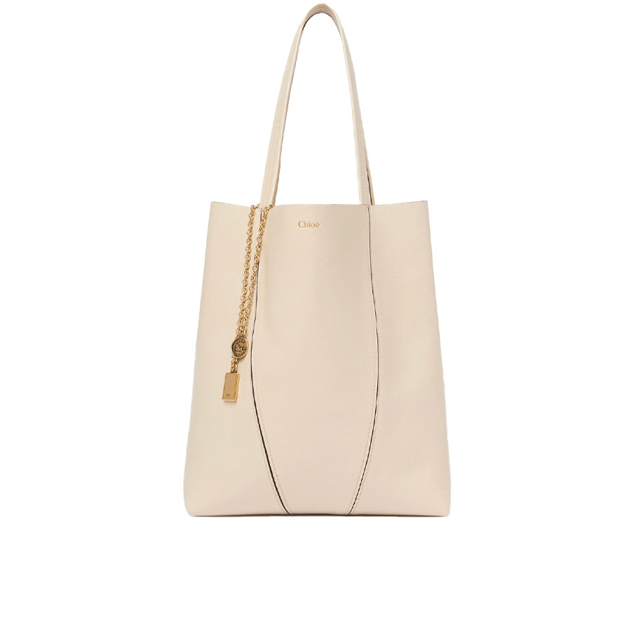 Visuel 1 : Collection Chloé Bordeaux | Sac Cabas Spin en cuir sweet beige| Sacs de Luxe Parenthese Bordeaux