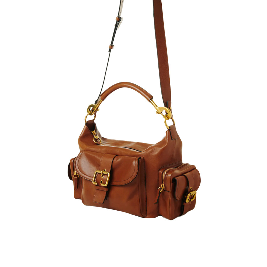 Visuel 2 : Collection Chloé Bordeaux | Sac Camera Bag en cuir clay brown | Boutique de sac de Luxe Parenthese Bordeaux