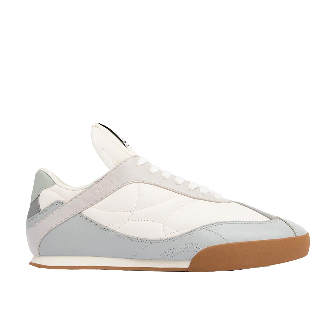 Visuel 1 : Collection Chloé Bordeaux | Sneaker basse kick en cuir bleu| Boutique de Chaussures de luxe Parenthese Bordeaux