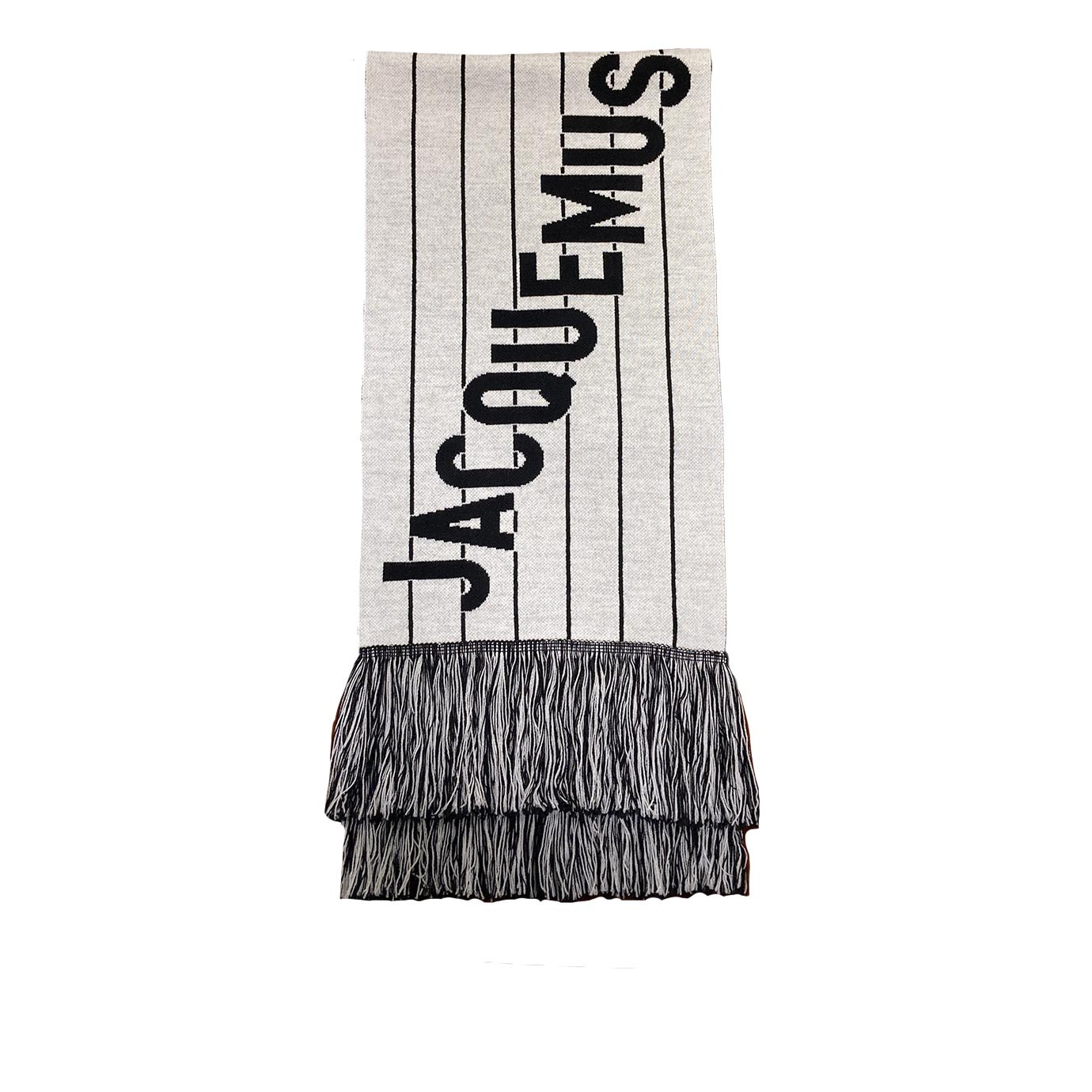 Visuel 1 : Collection Jacquemus Bordeaux | Echarpe Liga noir et blanc | Boutique d'accesoires de Luxe Parenthese Bordeaux