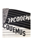 Visuel 2 : Collection Jacquemus Bordeaux | Echarpe Liga noir et blanc | Boutique d'accesoires de Luxe Parenthese Bordeaux