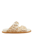 Visuel 1 : Collection Valentino Garavani Bordeaux | Sandale Vlogo nude | Boutique de chaussures de Luxe Parenthese Bordeaux