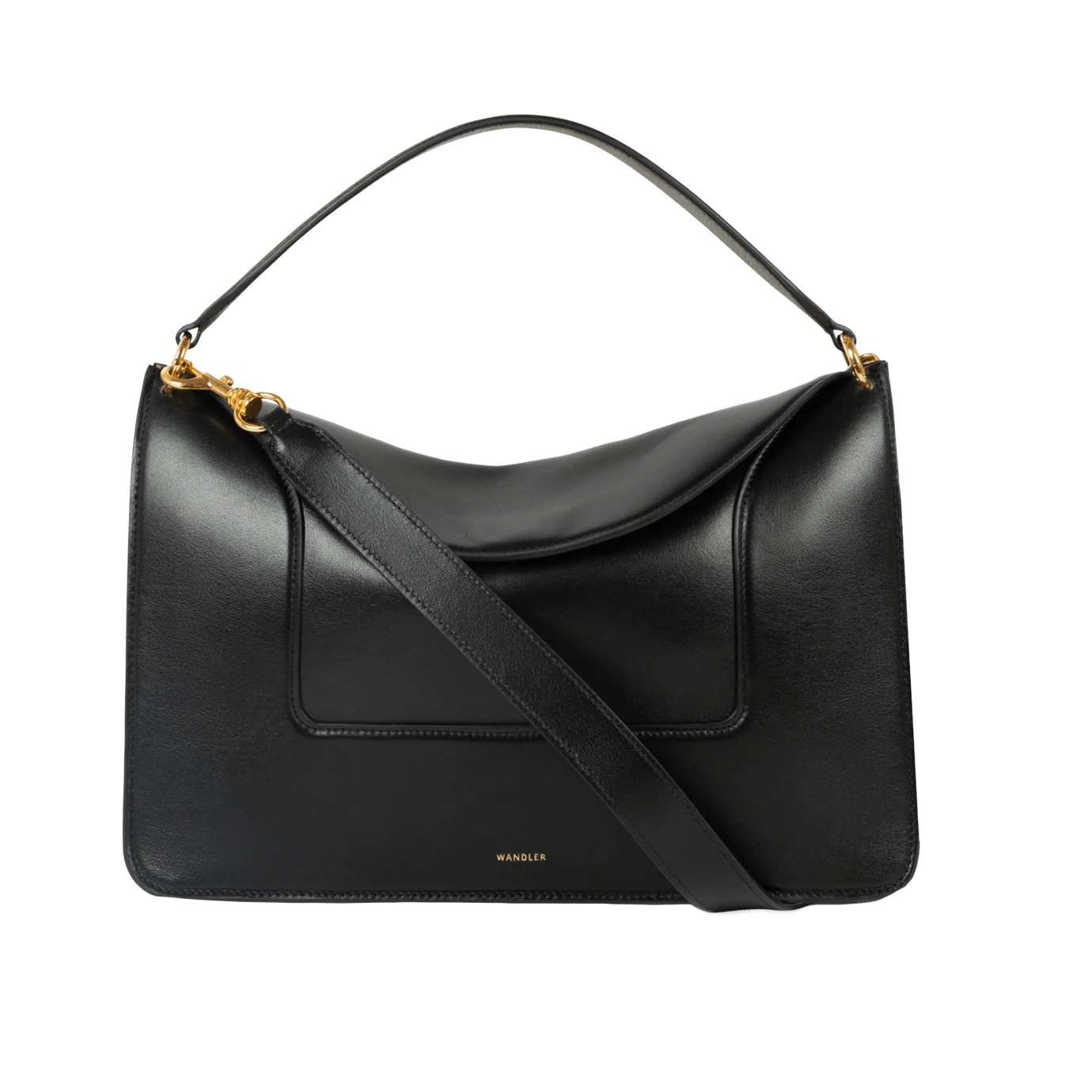 Visuel 1 : Collection Wandler Bordeaux | Sac Penelope en cuir noir | Boutique de sacs de Luxe Parenthese Bordeaux