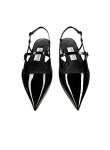 Visuel 3 : Jimmy Choo | Ballerine plate Didi en cuir noir vernis | Boutique Parenthese