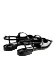 Visuel 4 : Jimmy Choo | Ballerine plate Didi en cuir noir vernis | Boutique Parenthese