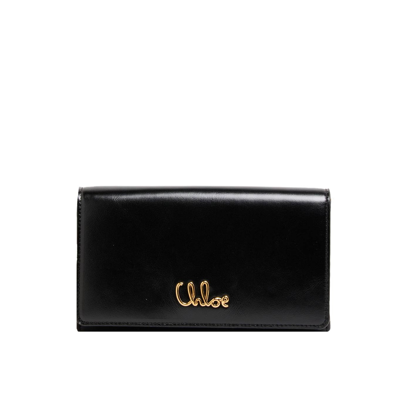 Visuel 1 : Collection Chloé Bordeaux | Wallet on chain Iconic noir | Boutique d'accessoires de Luxe Parenthese Bordeaux