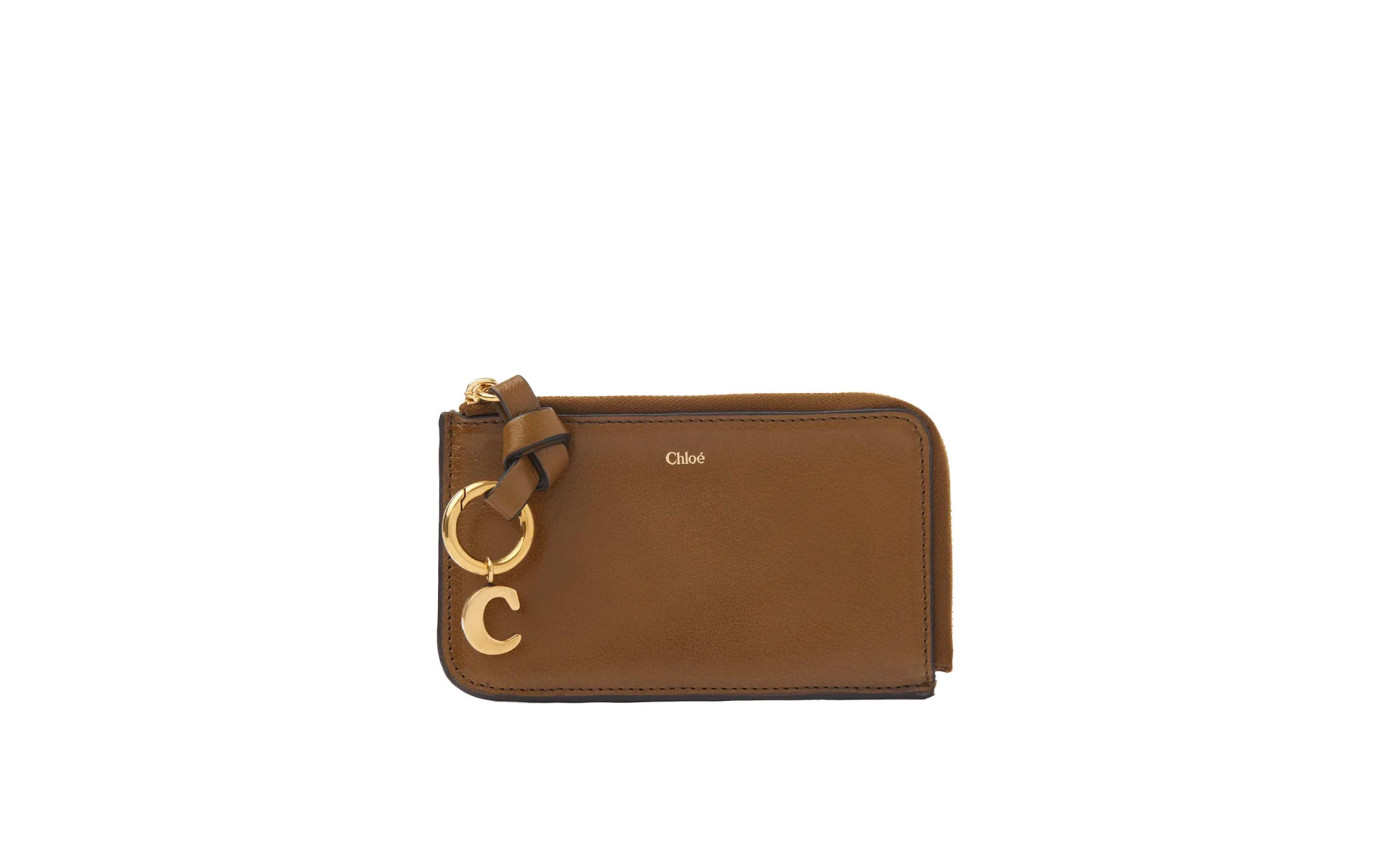Visuel 1 : Collection Chloé Bordeaux | Porte-monnaie Alphabet Kaki | Boutique d'accessoires de Luxe Parenthese Bordeaux