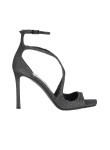 Visuel 1 : Jimmy Choo | Sandale Azia en maille et lurex noir| Boutique Parenthese