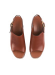 Visuel 2 : Collection Chloé Bordeaux | Compensé Maxime 85 ginger brown | Boutique de chaussures de Luxe Parenthese Bordeaux