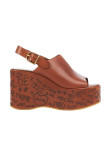 Visuel 1 : Collection Chloé Bordeaux | Compensé Maxime 85 ginger brown | Boutique de chaussures de Luxe Parenthese Bordeaux