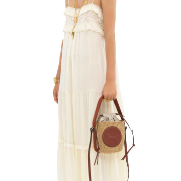 Visuel 3 : Collection Chloé Bordeaux | Panier Horse Medal small sepia brown | Boutique de sacs de Luxe Parenthese Bordeaux