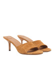 Visuel 2 : Collection Jacquemus Bordeaux | Mules Cubisto camel| Boutique de chaussures de Luxe Parenthese Bordeaux