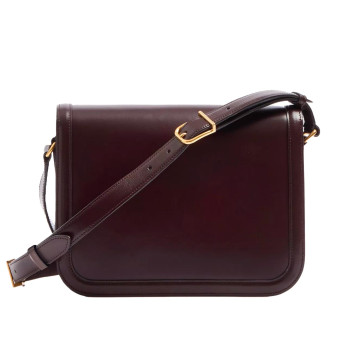 Visuel 3 : Valentino Garavani| Sac 9TO5 en cuir marron| Boutique de sacs luxe Parenthese