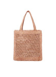 Visuel 3 : Collection Chloé Bordeaux | Cabas Summer Banana en raphia beige rosé | Boutique de sacs de Luxe Parenthese Bordeaux
