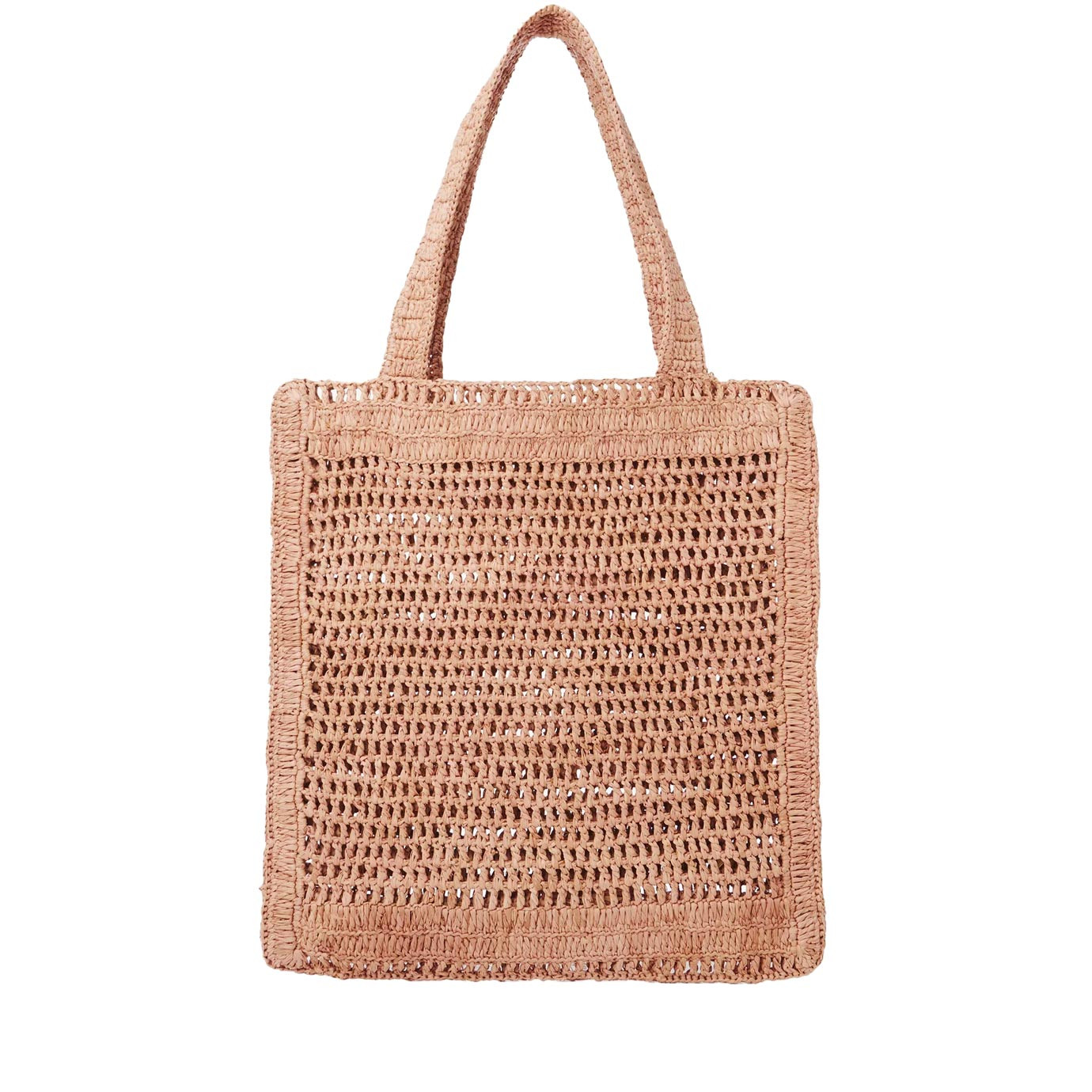 Visuel 3 : Collection Chloé Bordeaux | Cabas Summer Banana en raphia beige rosé | Boutique de sacs de Luxe Parenthese Bordeaux