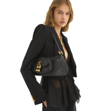 Visuel 4 : Collection Chloé Bordeaux | Sac The 99 en cuir noir | Boutique de sacs de Luxe Parenthese Bordeaux
