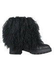 Visuel 1 : Collection Aquazurra Bordeaux | Boots Baby Its Cold Outside Noir | Boutique de sac de Luxe Parenthese Bordeaux
