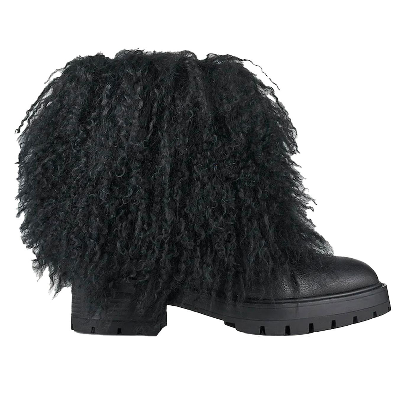 Visuel 1 : Collection Aquazurra Bordeaux | Boots Baby Its Cold Outside Noir | Boutique de sac de Luxe Parenthese Bordeaux