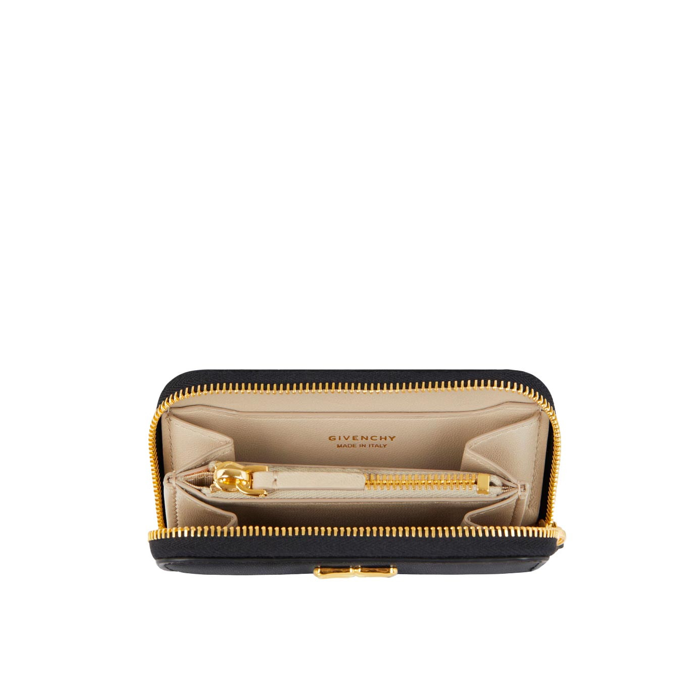 Visuel 2 : Givenchy| Porte-monnaie 4G Liquid en cuir noir| Boutique de luxe Parenthese