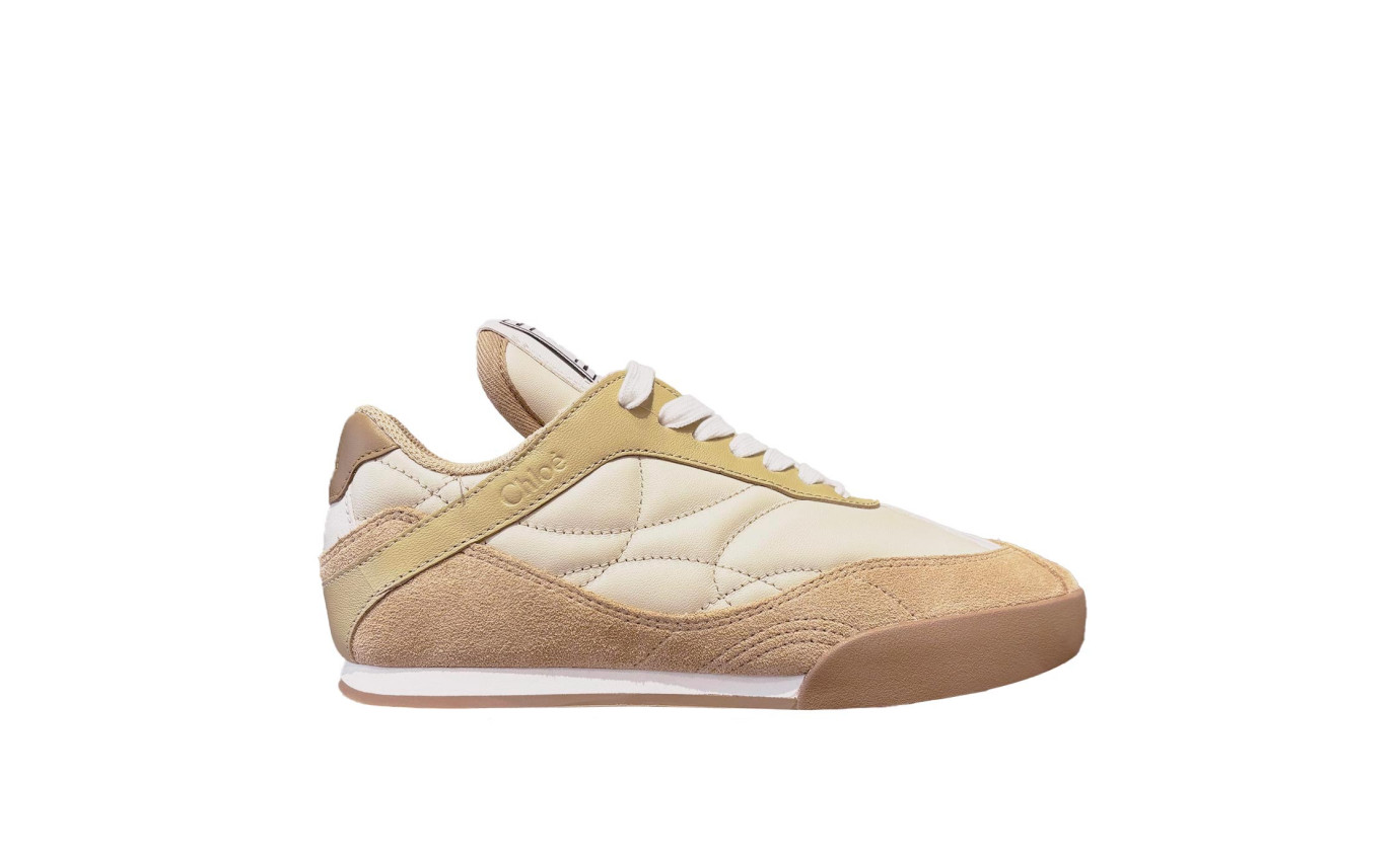 Visuel 1 : Collection Chloé Bordeaux | Sneaker basse kick light ochre| Boutique de Chaussures de luxe Parenthese Bordeaux