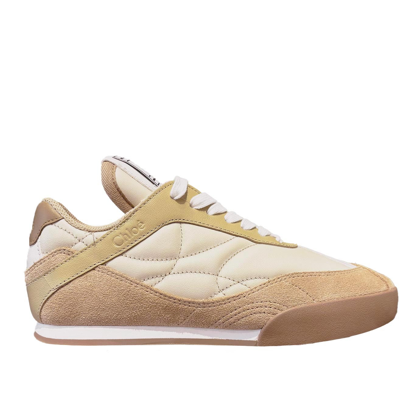 Visuel 1 : Collection Chloé Bordeaux | Sneaker basse kick light ochre| Boutique de Chaussures de luxe Parenthese Bordeaux