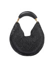 Visuel 1 : Collection Chloé Bordeaux | Sac Hobo Summer Banana en raphia noir | Boutique de sacs de Luxe Parenthese Bordeaux