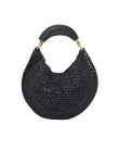 Visuel 3 : Collection Chloé Bordeaux | Sac Hobo Summer Banana en raphia noir | Boutique de sacs de Luxe Parenthese Bordeaux