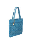 Visuel 1 : Collection Chloé Bordeaux | Cabas Summer Banana en raphia bleu | Boutique de sacs de Luxe Parenthese Bordeaux