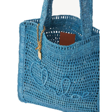 Visuel 4 : Collection Chloé Bordeaux | Cabas Summer Banana en raphia bleu | Boutique de sacs de Luxe Parenthese Bordeaux