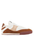 Visuel 1 : Collection Chloé Bordeaux | Sneaker basse kick en cuir camel| Boutique de Chaussures de luxe Parenthese Bordeaux