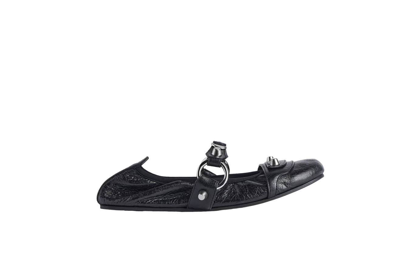 Visuel 1 : Collection Balenciaga Bordeaux | Ballerine City noir| Boutique de luxe Bordeaux