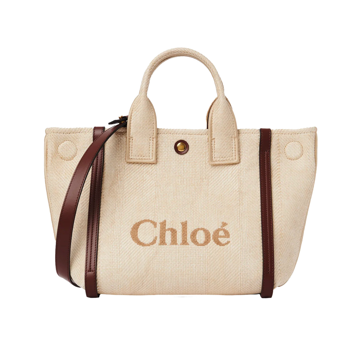 Visuel 4 : Collection Chloé Bordeaux | Sac Carry S effet raphia beige | Sacs de Luxe Parenthese Bordeaux