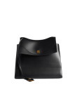 Visuel 1 : Collection Balenciaga Bordeaux | Sac Nano moyen en cuir noir| Sac de Luxe Parenthese Bordeaux