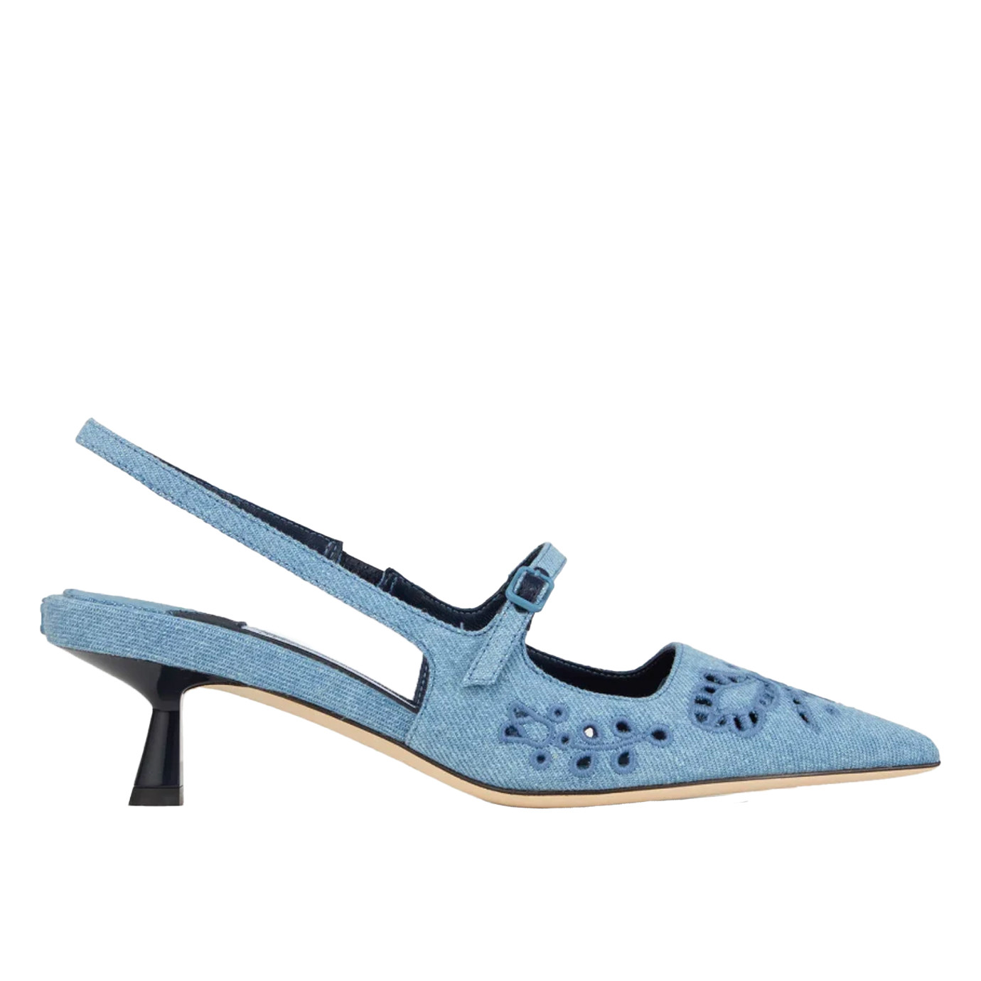Visuel 1 : jimmy Choo | Escarpin Slingback Didi en denim| Boutique Parenthese