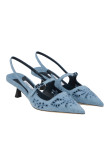 Visuel 2 : jimmy Choo | Escarpin Slingback Didi en denim| Boutique Parenthese