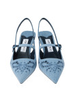 Visuel 4 : jimmy Choo | Escarpin Slingback Didi en denim| Boutique Parenthese