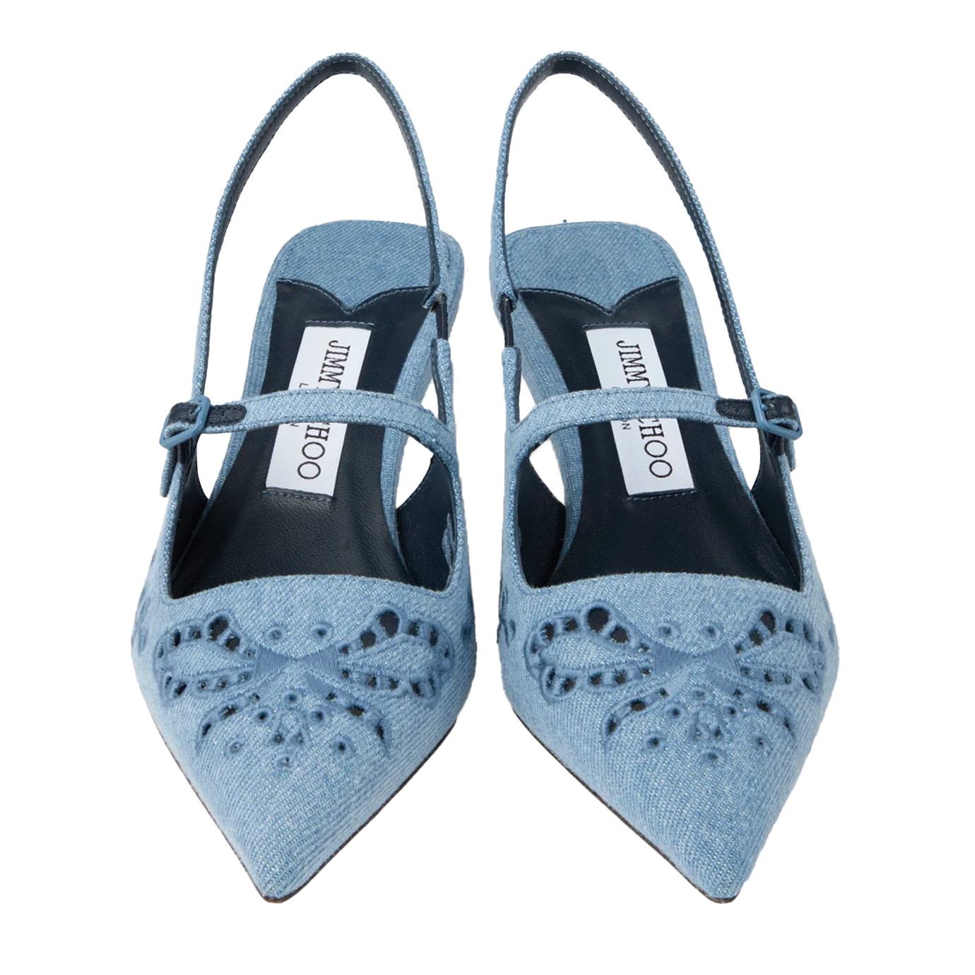 Visuel 4 : jimmy Choo | Escarpin Slingback Didi en denim| Boutique Parenthese