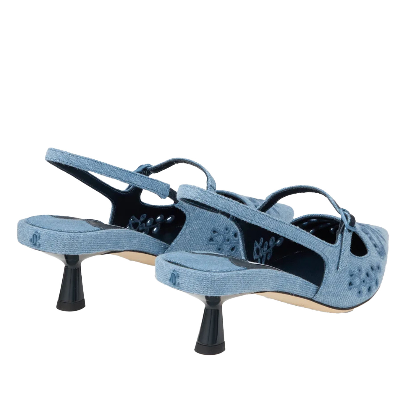 Visuel 5 : jimmy Choo | Escarpin Slingback Didi en denim| Boutique Parenthese