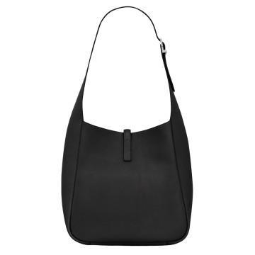 Visuel 3 : Collection Saint Laurent Bordeaux | Sac le 5 à 7 small souple noir et argent| Boutique Parenthese Bordeaux