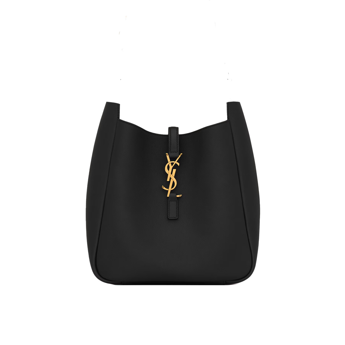 Visuel 1 : Collection Saint Laurent Bordeaux | Sac le 5 à 7 small souple noir et or| Boutique Parenthese Bordeaux