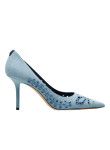 Visuel 1 : Jimmy Choo | Escarpin Love 8,5 cm denim| Boutique Parenthese