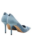Visuel 3 : Jimmy Choo | Escarpin Love 8,5 cm denim| Boutique Parenthese